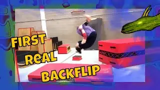 I can finally do backflips on flat ground by my self!   My first backflip proper   DragoNate Parkour