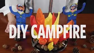 Как сделать центральную часть костра