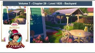 June's Journey - Volume 7 - Chapter 29 - Level 1620 - Backyard (Complete Gameplay, in order.