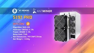Bitmain Antminer S19j Pro- 100TH/S Bitcoin Miner