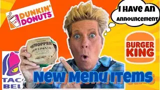 New Fast Food Menu Items!