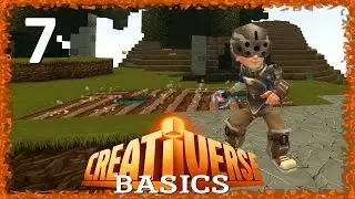 CREATIVERSE BASICS -07- Iron Gear and Farming - A How-To/Tutorial LetsPlay