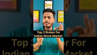 Top 3 Best Broker Apps for Indian Stock Market in 2025! #shorts #stockmarket