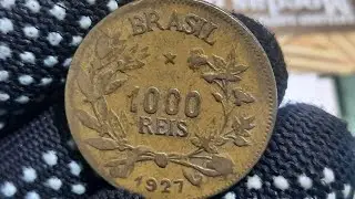 1000 REIS 1927 MOEDA ANTIGA ( VOC&Ecirc; TEM..?)
