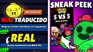 SNEAK PEEK: NUEVO MODO 5VS5 PROXIMA ACTUALIZACIÓN 🆕 ¡ERRORES EN LA MEGAHUCHA! 😬 | BRAWL STARS
