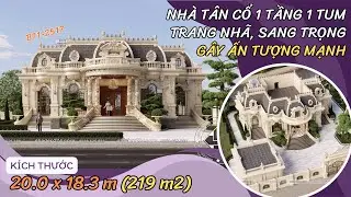 BT1-2517 Khám phá ngôi nhà TÂN CỔ - 1 TẦNG 1 TUM - TRANG NHÃ, SANG TRỌNG gây ấn tượng mạnh mẽ!!
