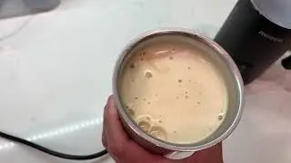 Clean Milk frother with explanation