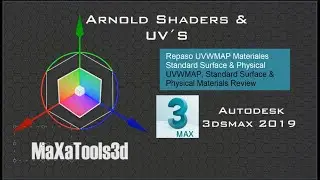 Arnold Shaders, Physical Materials UVWmap