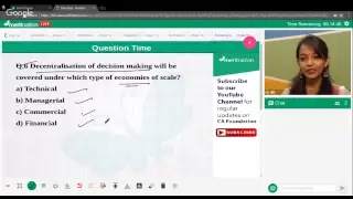 Meritnation CA Foundation Live Sessions: Business Economics & Business and Commercial Knowledge - II