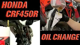 How To Change the Oil on a 2021+ Honda CRF450R & CRF450RX