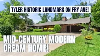 Mid-Century Modern Dream Home | Tyler Historic Landmark on Fry Ave