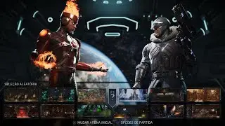 Nuclear vs Capit&atilde;o Frio | CALOR NUCLEAR contra GELO MORTAL em Injustice 2 (PS5)