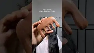 How to use a scalp massager comb for hair growth!🚨@Adirea.official #haircare #haircaretips