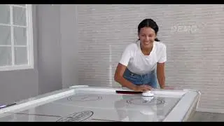 Barrington Camden 90-in Air Hockey Table, LED Electronic Scorer, Arcade Sound, Pushers and Pucks