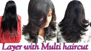 (EASY, UNIQUE HAIRCUT TIPS) Advanced Layer with Multi Haircut Tutorial/ Step by step/ Multi Haircut