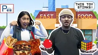 Trying Kids Meals at Fast Food Restaurants!!