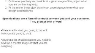 Design- identifying and specifying design problems, part II