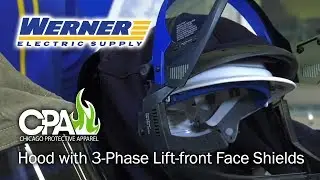 3-Phase Lift-front Face Shields For Arc Flash Protection