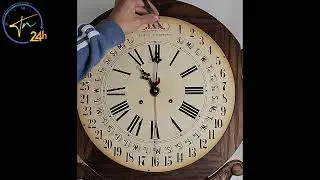 Vintage Reproduction Maranville Calendar Wall Clock 355/2000