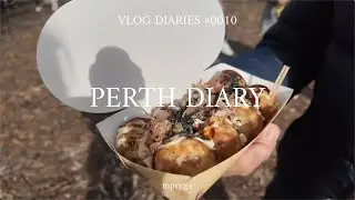 Perth Diaries | first-time golf, supermarket run, Saturday market and explore Joondalup ⛳️🧺🚙