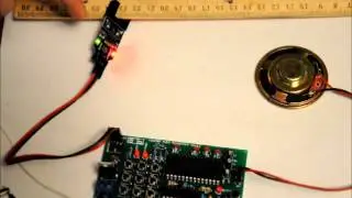The APR9600 Based Audio Record & Playback Module + IR Slot Sensor Trigger