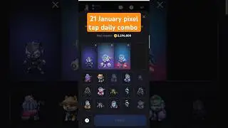 21 January Pixel tab daily combo card today's new
