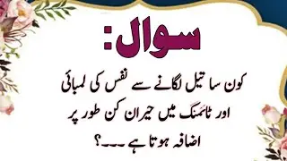 Islamic questions and answers in Urdu || General knowledge questions || Interesting Sawal jawab 