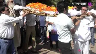 Sudha Shivpuri aka Baa&rsquo;s funeral   Sumeet Sachdev, Shilpa Sakhlani make an appearance