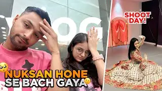 Nuksan hone se bachgaya🥺🥺 | Shoot day | AR Vlogs 