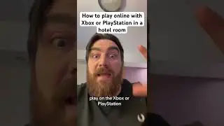 How to play consoles online in a premier inn or other hotel.