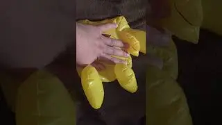 Deflating Inflatable Backwards Pikachu 