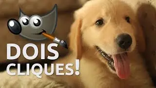 DOIS CLIQUES para deixar a sua foto BONITA no GIMP - Tutorial Gimp Beautify