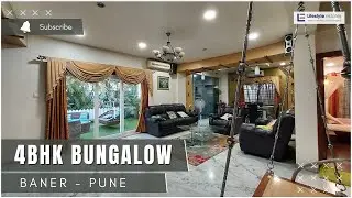 4BHK Bungalow for Sale in Baner, Vastu Compliant - Beautifully furnished | Prime location of Pune