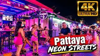 🇹🇭[4K] Pattaya After Sunset🌃Beautiful Night Vibes