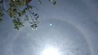 22 DEGREE HALO SUN