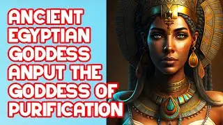 Ancient Egyptian goddess Anput the goddess of purification