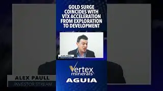 Gold surge coincides with #VertexMinerals (#ASX: #VTX) acceleration from exploration to development