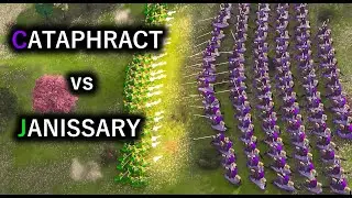 Age of Empires IV:  Cataphract vs Janissary