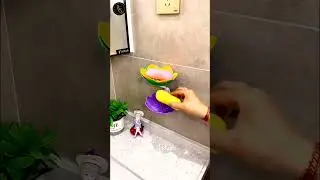 Flower Shape Soap Holder 🧼#soapholder #soap #retogadgets #gadgets #viral#video #fyp #trending #reto