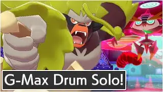 RILLABOOM SWEEP! Shiny Rillaboom Moveset Gigantamax Grassy Surge Grassy Glide Pokemon