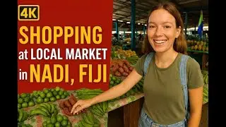 Совместное использование 4K. Покупки на местном рынке в Нади, Фиджи #fijitravel #fiji #fijiliving