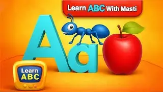 ABC Phonics Song | A is for Apple | Fun Alphabet Song for Kids | Learn ABC with Rhymes & Sounds