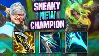 SNEAKY FIRST TIME WITH NEW CHAMPION ZERI ADC! - Sneaky Plays Zeri ADC vs Jinx! | Season 2022