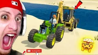 Tractor (vs) JCB 🤯 Shocking Result 😱 #america #youtube #gaming 