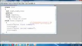 C++ Tutorials Inline And Non Inline FunctionIn Hindi