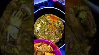 Delicious seafood okoro#cooking#foodie