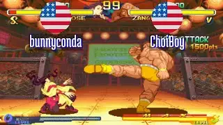 FT3 @sfa2u: bunnyconda (US) vs ChoiBoy (US) [Street Fighter Alpha 2 sfa2 Fightcade] May 24