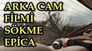 ARKA CAM FİLMİ NASIL SÖKÜLÜR ? Chevrolet Epica - diy window tint remove