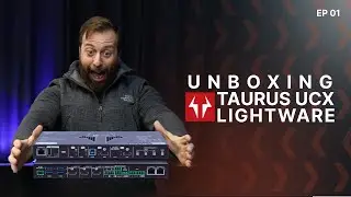 TAURUS UCX (Lightware) na Pr&aacute;tica: Unboxing + Primeira Instala&ccedil;&atilde;o e Automa&ccedil;&atilde;o