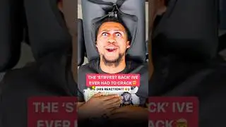 THE &lsquo;STIFFEST BACK&rsquo; I&rsquo;VE EVER HAD TO CRACK! 🤯 #neckpain #Chiropractic #Trending #Short